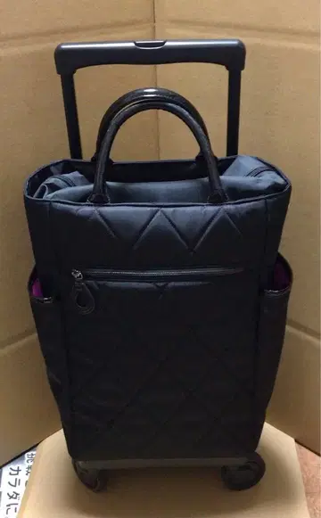 스와니 쇼핑 카트 4륜 블랙