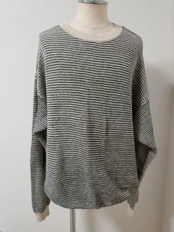 VAINL ARCHIVE 린넨 보더 니트 TOM