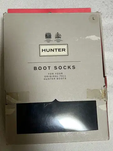 헌터(HUNTER) 롱 타입용 이너 부츠 삭스 (블랙 사이즈 L)