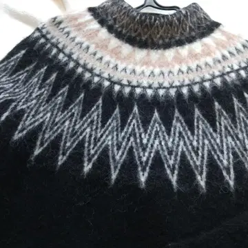 INED 이네드 노르딕 페어아일 스웨터 울 알파카 혼방 M