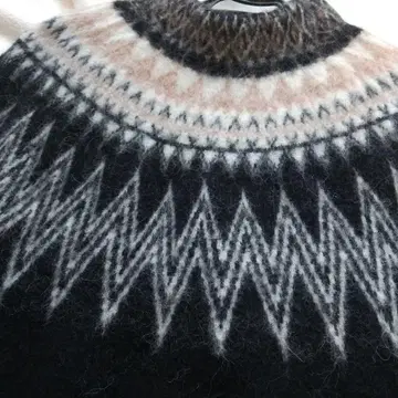 INED 이네드 노르딕 페어아일 스웨터 울 알파카 혼방 M