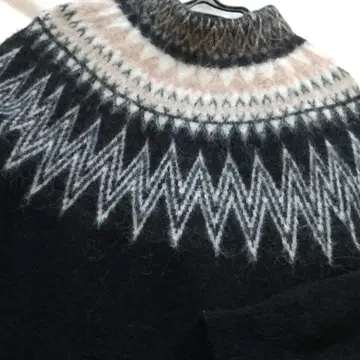 INED 이네드 노르딕 페어아일 스웨터 울 알파카 혼방 M