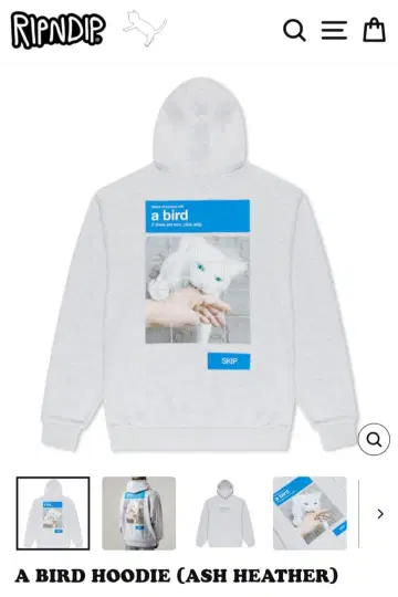 RIPNDIP 리핀딥 A BIRD HOODIE 후드티