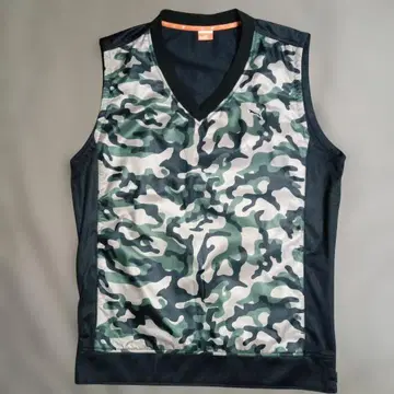 카모플라쥬 V넥 베스트 남성용