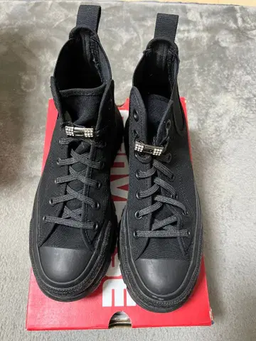 CONVERSE ALL STAR 블랙 트렉웨이브 통굽 스니커즈