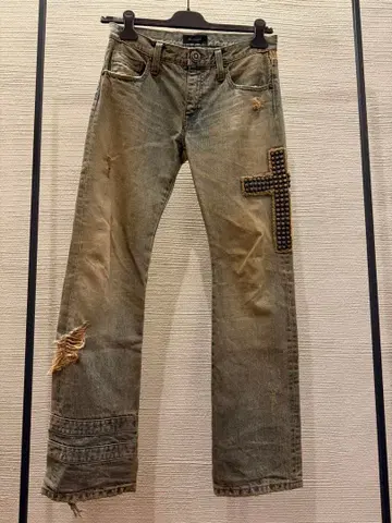led rechwe cross denim 00s archive 데님