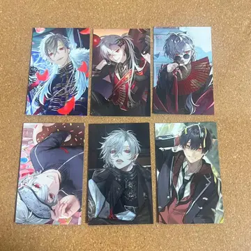 니지산지 쿠츠하 랜덤 사진풍 카드 6종 세트