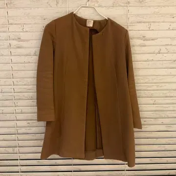 L'AGENCE 노카라 자켓 브라운 사이즈 2