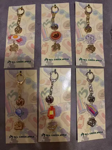 미세스 랜덤 참 키링 6세트