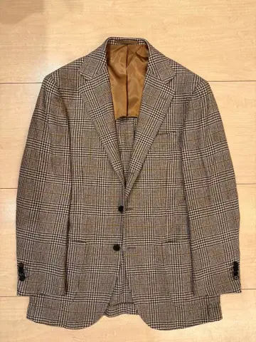 [ RING JACKET MEISTER 206 ] 브라운 체크 자켓