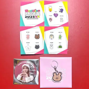 사쿠라자카46 타무라 호노 메지루시 참 캔뱃지 산타