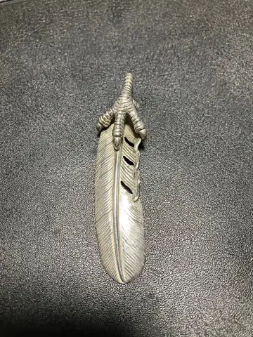 tady&king 특대형 페더 은색 발톱