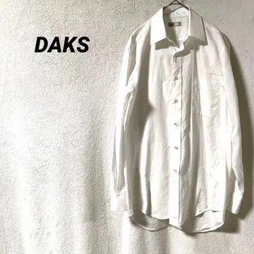 3729K 닥스 긴팔 화이트 Y셔츠 비즈니스 오피스 M 가을/겨울 화이트