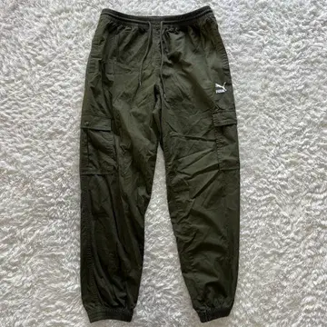 PUMA 조거/카고 팬츠 카키색 사이즈 US M