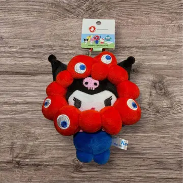 산리오 미야쿠미야쿠 코스프레 카라비너 봉제 인형 BC 쿠로미 만박