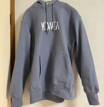 KOWGA 후드티 후디 M 블루 그레이