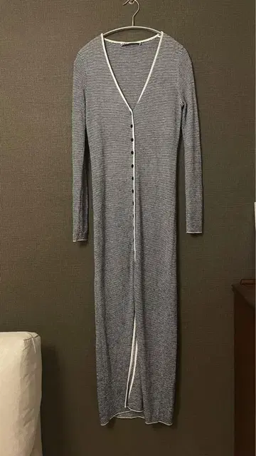 ZARA 보더 니트 원피스 슬릿
