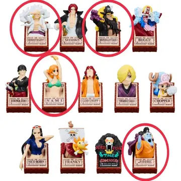 초코 서플라이 원피스 피규어 4종 세트