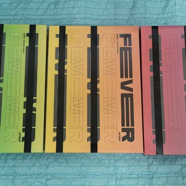 에이티즈 피버파트1 인셉션 땡쓰 개봉 앨범(포카 포함)