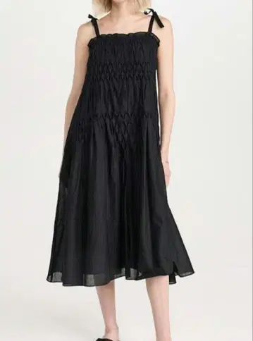 새상품급 Merlette Mabel Dress 블랙 리본