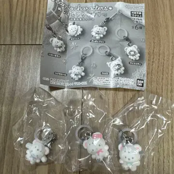 산리오 포근포근 스노우 메지루시 액세서리 키티 포차코 시나모롤