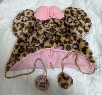 디즈니 팬캡 레오파드 무늬