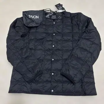 타이온 베이직 크루넥 버튼 이너 다운 자켓 남성용 XL
