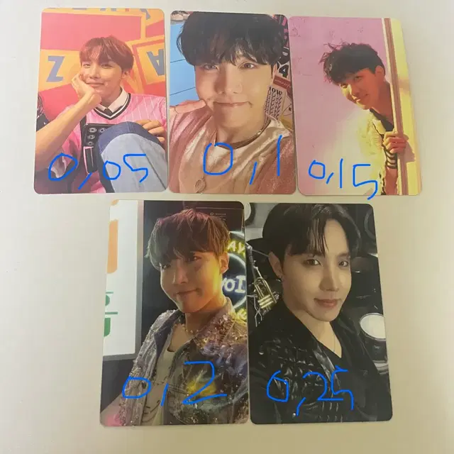 방탄소년단 제이홉 정호석 포카