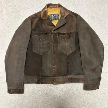Buco 브라운 가죽 자켓 60~70s
