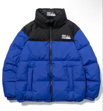 FIRST DOWN 다운 자켓 파랑/블랙