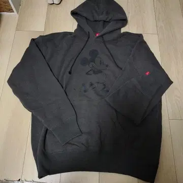 LOOPWHEELER BEAMS JAPAN 풀오버 후드티 미키마우스