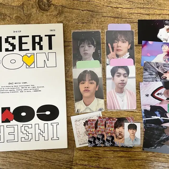 루시 신예찬 최상엽 포카 앨범 비공굿 일괄 양도