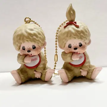 몽치치 몽치치짱 마스코트 키체인 2개 세트