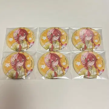 idios 칸다묘진 캔뱃지 시시도 아카리