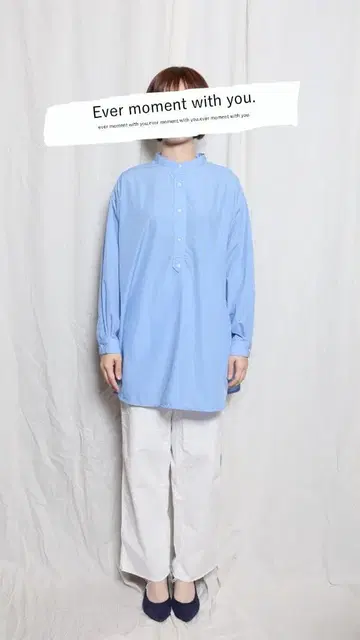 Luv our days 화이트 팬츠