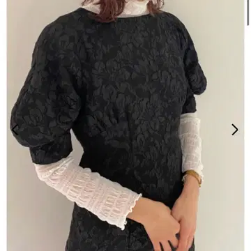 릴리 브라운 전개 원피스 포멀 원피스 블랙 블랙