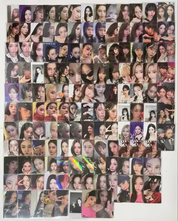 aespa 카리나 지젤 윈터 닝닝 트레이딩 카드 세트