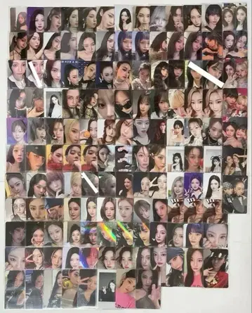 aespa 카리나 지젤 윈터 닝닝 트레이딩 카드 세트