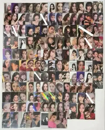 aespa 카리나 지젤 윈터 닝닝 트레이딩 카드 세트