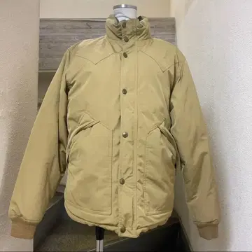 샷 다운 자켓 리버서블 베이지 카키