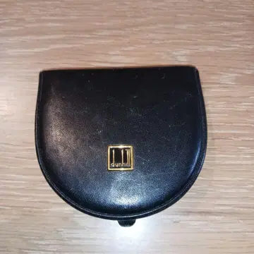 dunhill 블랙 가죽 코인 케이스