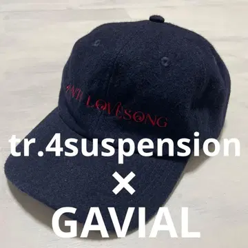 레어 tr.4suspension x GAVIAL 네이비 울 캡