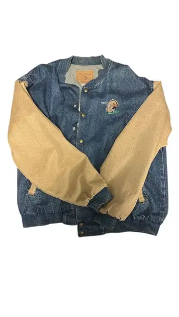 Three Rivers 데님 자켓 L 사이즈 NWTF 자수