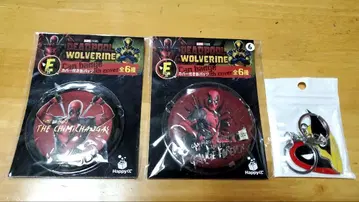 데드풀 울버린 배지 키링 세트