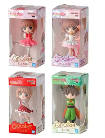 카드캡터 사쿠라 Q posket 미니어처 컬렉션 전 4종 세트