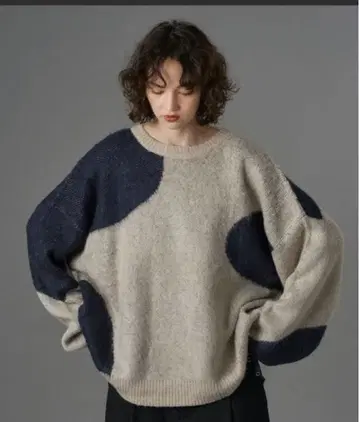 ONCILY 모듬 볼륨 믹스 샤기 니트