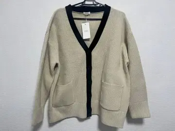 미사용 새상품 LOWRYS FARM 니트 가디건 베이지 스웨터