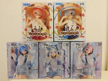 Re: 제로부터 시작하는 이세계 생활 (리제로) 피규어 5체 세트 판매