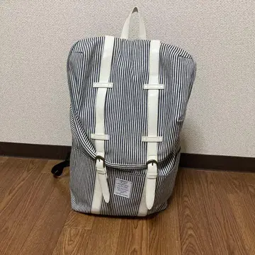 스트라이프 디자인 백팩 큰 가방