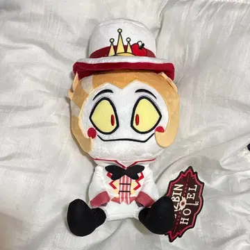 12 해즈빈 호텔에 어서 오세요 앉은 봉제 인형 라운드 원 한정판 루시퍼